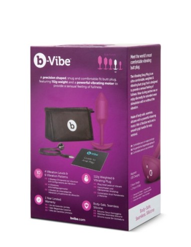 B-VIBE PLUG VIBRADOR 2 ROSAS
