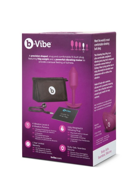 B-VIBE PLUG VIBRADOR 2 ROSAS