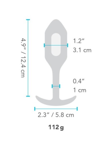 B-VIBE PLUG VIBRADOR 2 ROSAS
