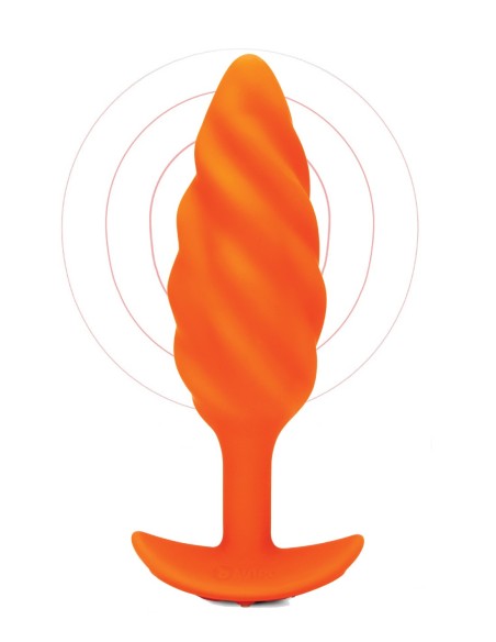 PLUG TEXTURA B-VIBE SWIRL NARANJA