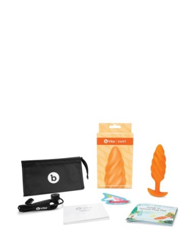 PLUG TEXTURA B-VIBE SWIRL NARANJA
