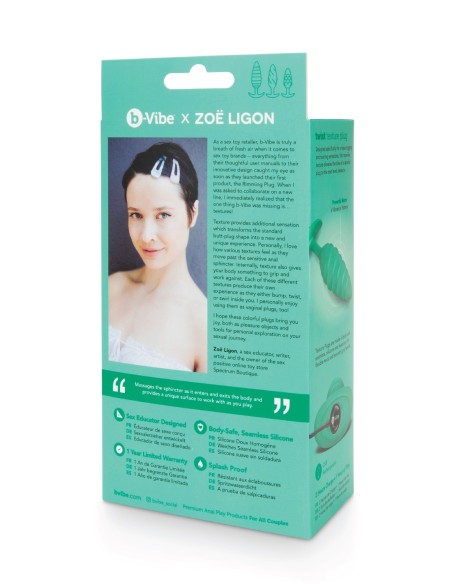 PLUG TEXTURA B-VIBE TWIST VERDE