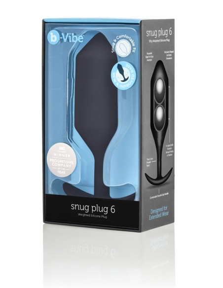 B-VIBE SNUG PLUG 6 NEGRO