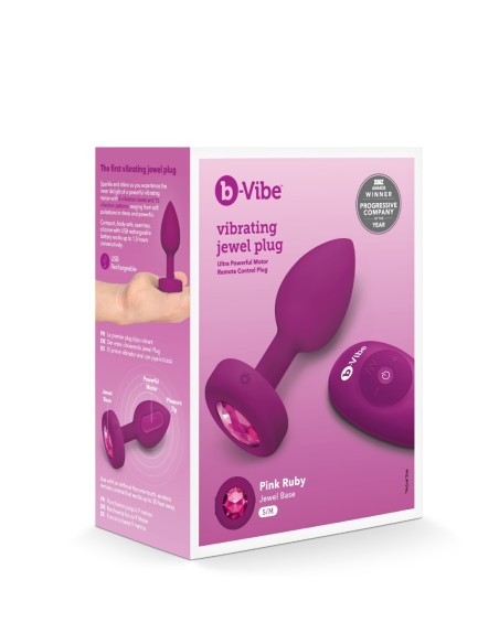B-VIBE PLUG JOYA VIBRADOR S/M FUCSIA
