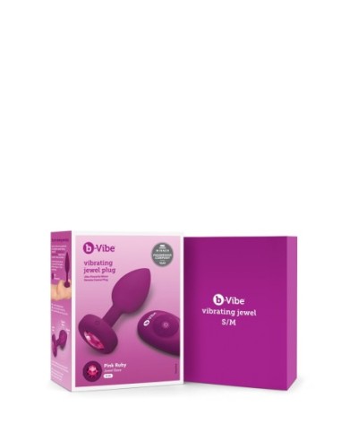 B-VIBE PLUG JOYA VIBRADOR S/M FUCSIA