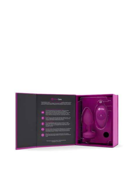B-VIBE PLUG JOYA VIBRADOR S/M FUCSIA