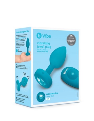 B-VIBE PLUG JOYA VIBRADOR S/M VERDE AZUL
