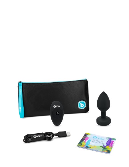 B-VIBE PLUG JOYA VIBRADOR M/L NEGRO