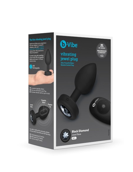 B-VIBE PLUG JOYA VIBRADOR M/L NEGRO