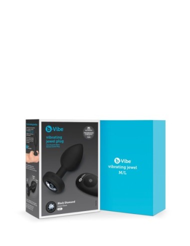 B-VIBE PLUG JOYA VIBRADOR M/L NEGRO
