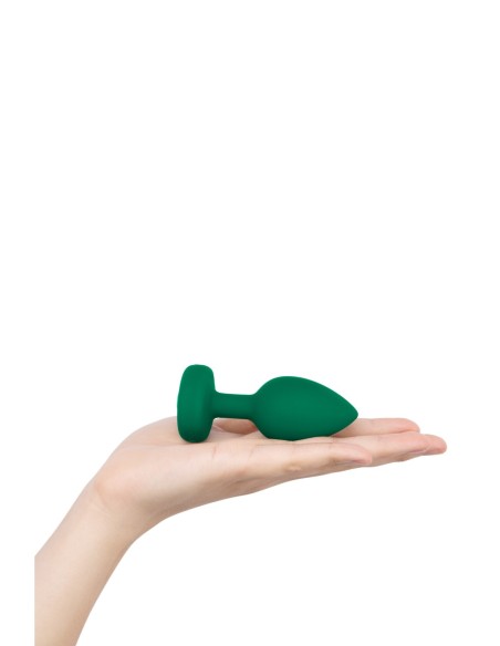 B-VIBE PLUG JOYA VIBRADOR M/L VERDE ESMERALDA