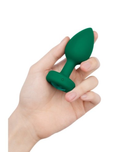 B-VIBE PLUG JOYA VIBRADOR M/L VERDE ESMERALDA
