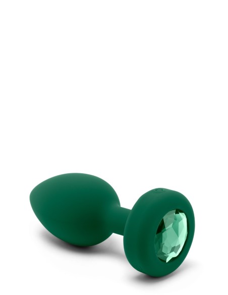 B-VIBE PLUG JOYA VIBRADOR M/L VERDE ESMERALDA