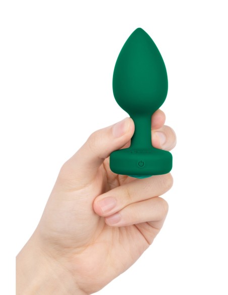 B-VIBE PLUG JOYA VIBRADOR M/L VERDE ESMERALDA