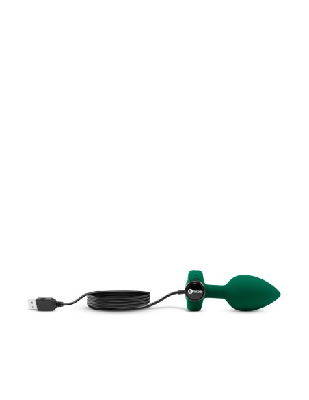 B-VIBE PLUG JOYA VIBRADOR M/L VERDE ESMERALDA