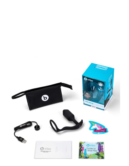 B-VIBE VIBRADOR SNUG & TUG M NEGRO