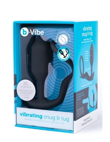 B-VIBE VIBRADOR SNUG & TUG M NEGRO