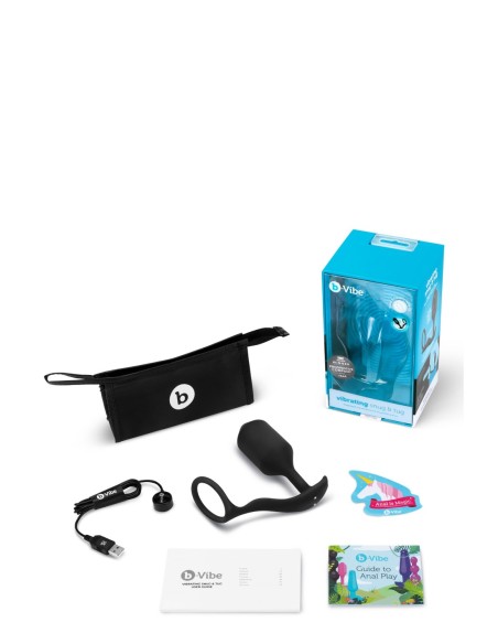 B-VIBE VIBRADOR SNUG & TUG XL NEGRO