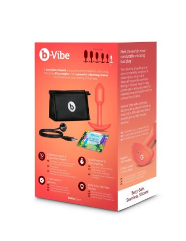 B-VIBE PLUG VIBRADOR 1 NARANJA