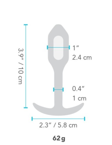 B-VIBE PLUG VIBRADOR 1 NARANJA