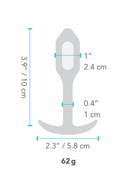 B-VIBE PLUG VIBRADOR 1 NARANJA