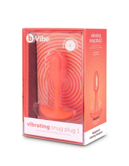 B-VIBE PLUG VIBRADOR 1 NARANJA