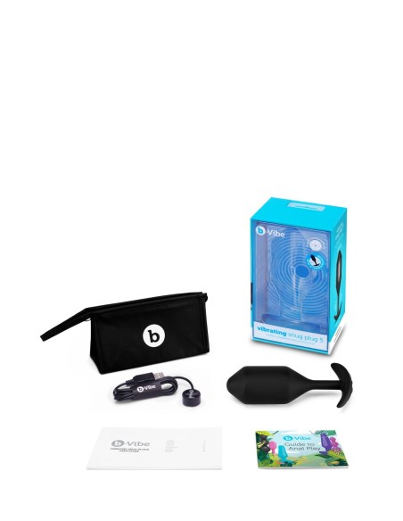 B-VIBE PLUG VIBRADOR 5 NEGRO