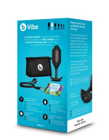 B-VIBE PLUG VIBRADOR 5 NEGRO