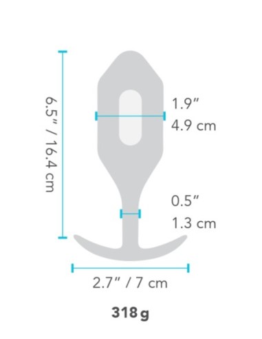 B-VIBE PLUG VIBRADOR 5 NEGRO