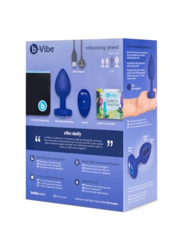 B-VIBE ENCHUFE JOYA VIBRADOR L/XL MARINO