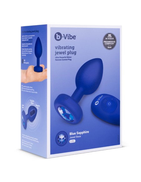 B-VIBE ENCHUFE JOYA VIBRADOR L/XL MARINO