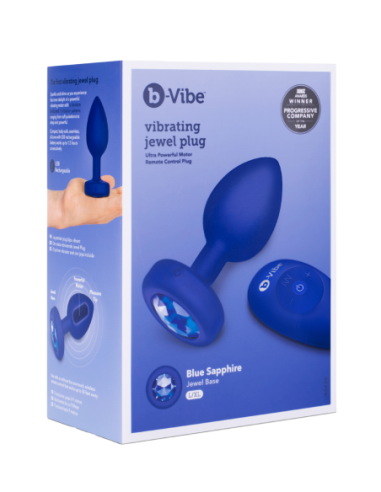 B-VIBE PLUG JOYA VIBRADOR L/XL MARINO