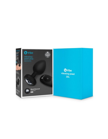 B-VIBE ENCHUFE JOYA VIBRADOR XXL NEGRO