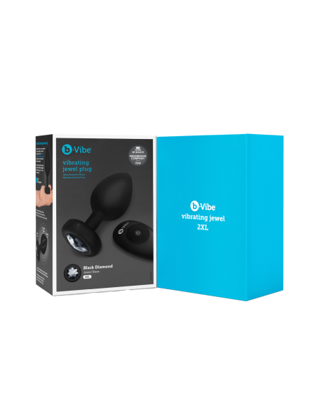 B-VIBE ENCHUFE JOYA VIBRADOR XXL NEGRO