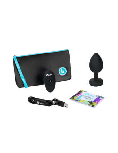 B-VIBE ENCHUFE JOYA VIBRADOR XXL NEGRO