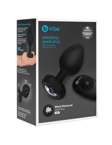 B-VIBE ENCHUFE JOYA VIBRADOR XXL NEGRO