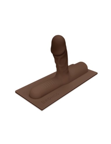 FIJACIÓN DE SILICONA VAQUERA BRONCO - CHOCOLATE