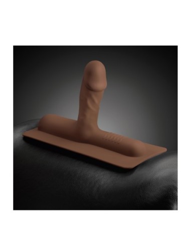 FIJACIÓN DE SILICONA COWGIRL BRONCO - CHOCOLATE