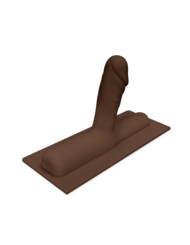 FIJACIÓN DE SILICONA COWGIRL BRONCO - CHOCOLATE