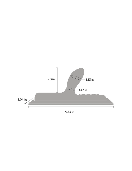 ACCESORIO DE SILICONA COWGIRL WILD WEST DE 4 PULGADAS