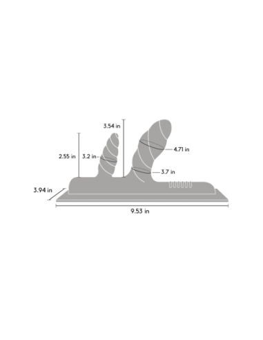 ACCESORIO DE SILICONA UNICORNIO DOS NIcornios