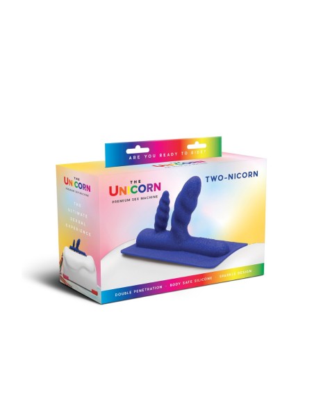 ACCESORIO DE SILICONA UNICORNIO DOS NIcornios