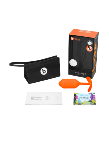 B-VIBE SNUG PLUG 3 NARANJA