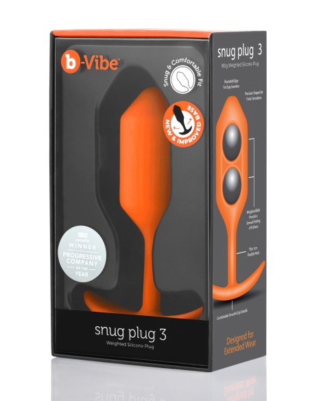 B-VIBE SNUG PLUG 3 NARANJA
