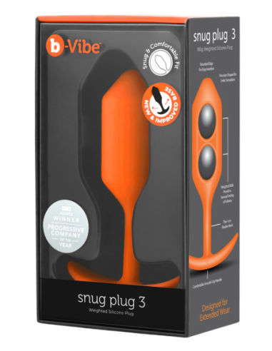 B-VIBE SNUG PLUG 3 NARANJA