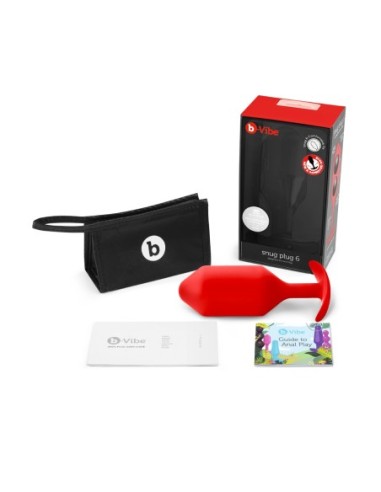 B-VIBE SNUG PLUG 6 ROJO