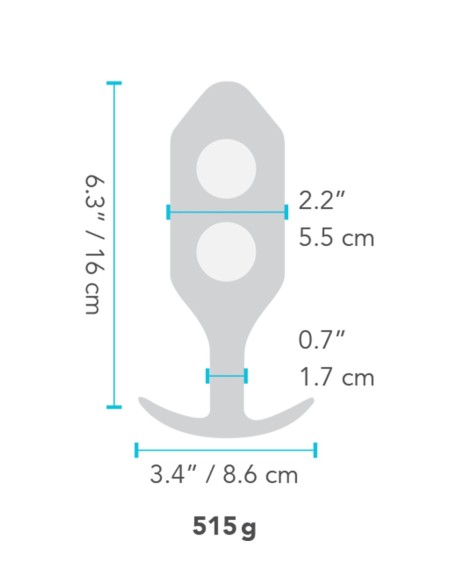 B-VIBE SNUG PLUG 6 ROJO