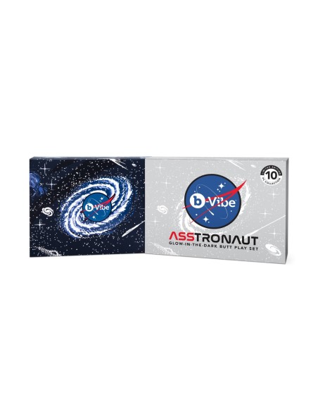 SET DE JUEGO DE QUE BRILLAN EN LA OSCURIDAD B-VIBE ASTRONAUTA