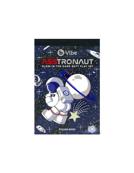 SET DE JUEGO DE CULOS QUE BRILLAN EN LA OSCURIDAD B-VIBE ASTRONAUTA