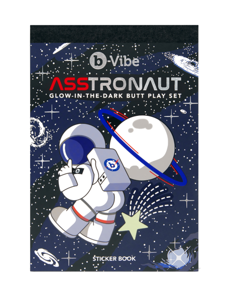 SET DE JUEGO DE QUE BRILLAN EN LA OSCURIDAD B-VIBE ASTRONAUTA
